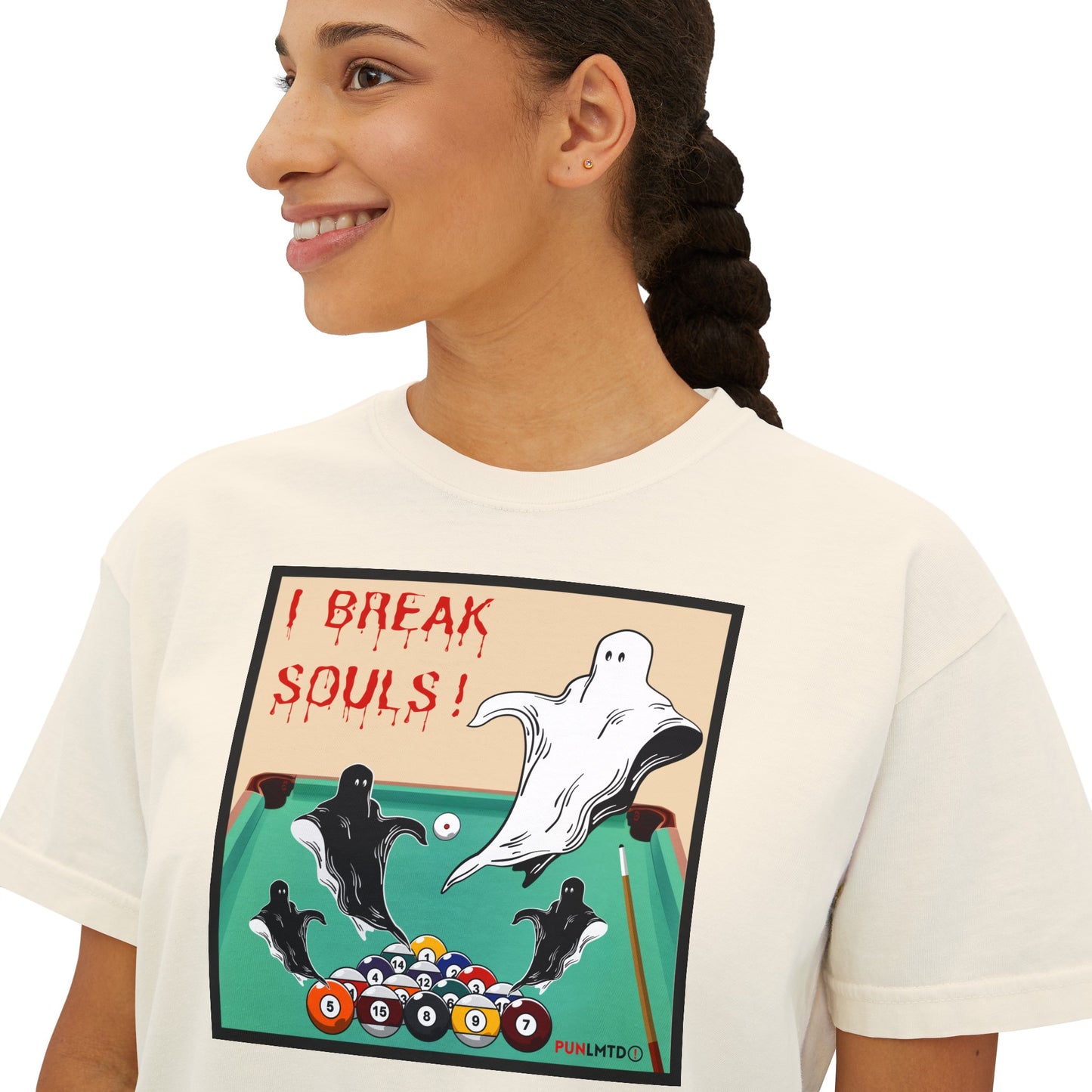 Funny Billiard Tee - I Break Souls! Women's Boxy Tee
