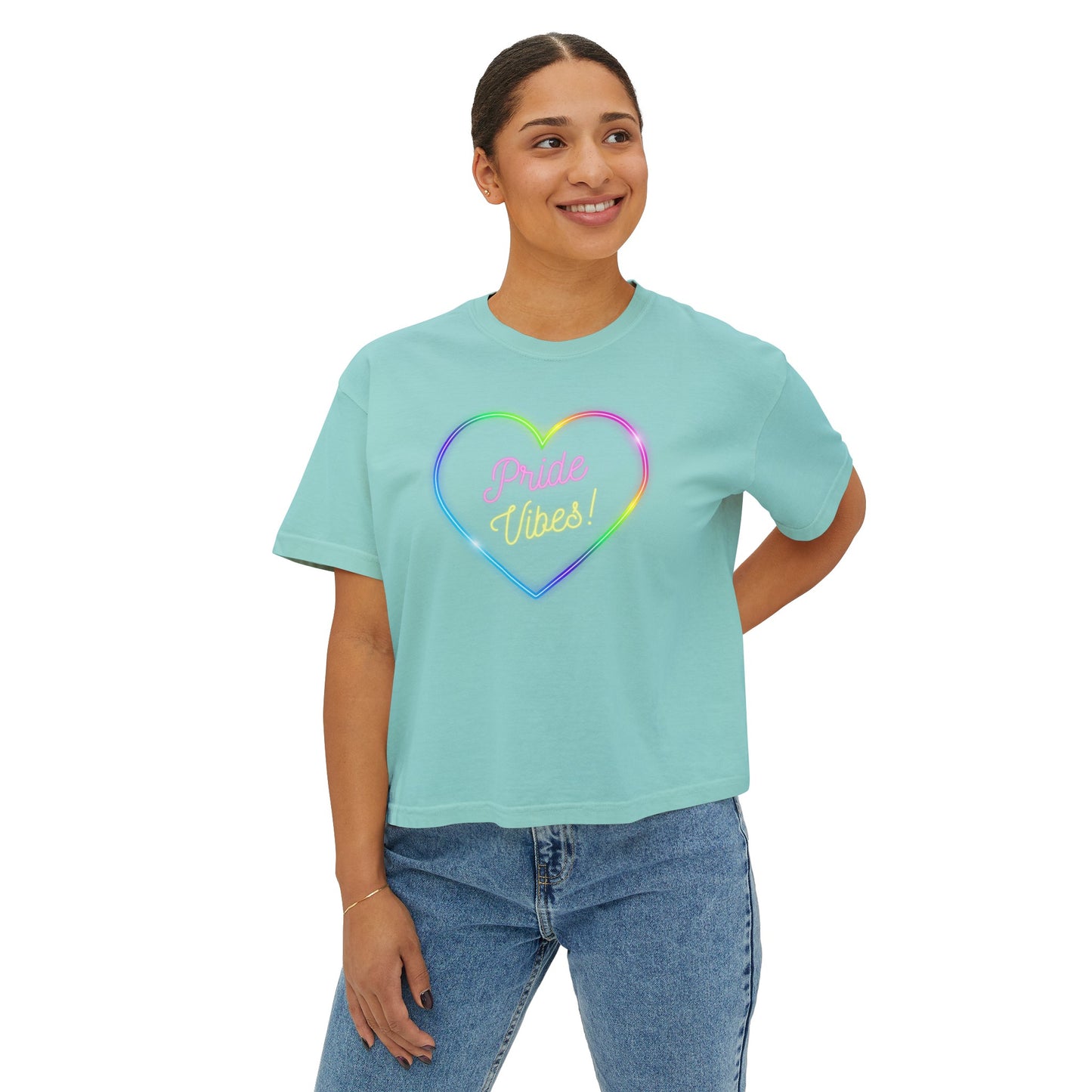 Pride Women's Boxy Tee - Pride Vibes