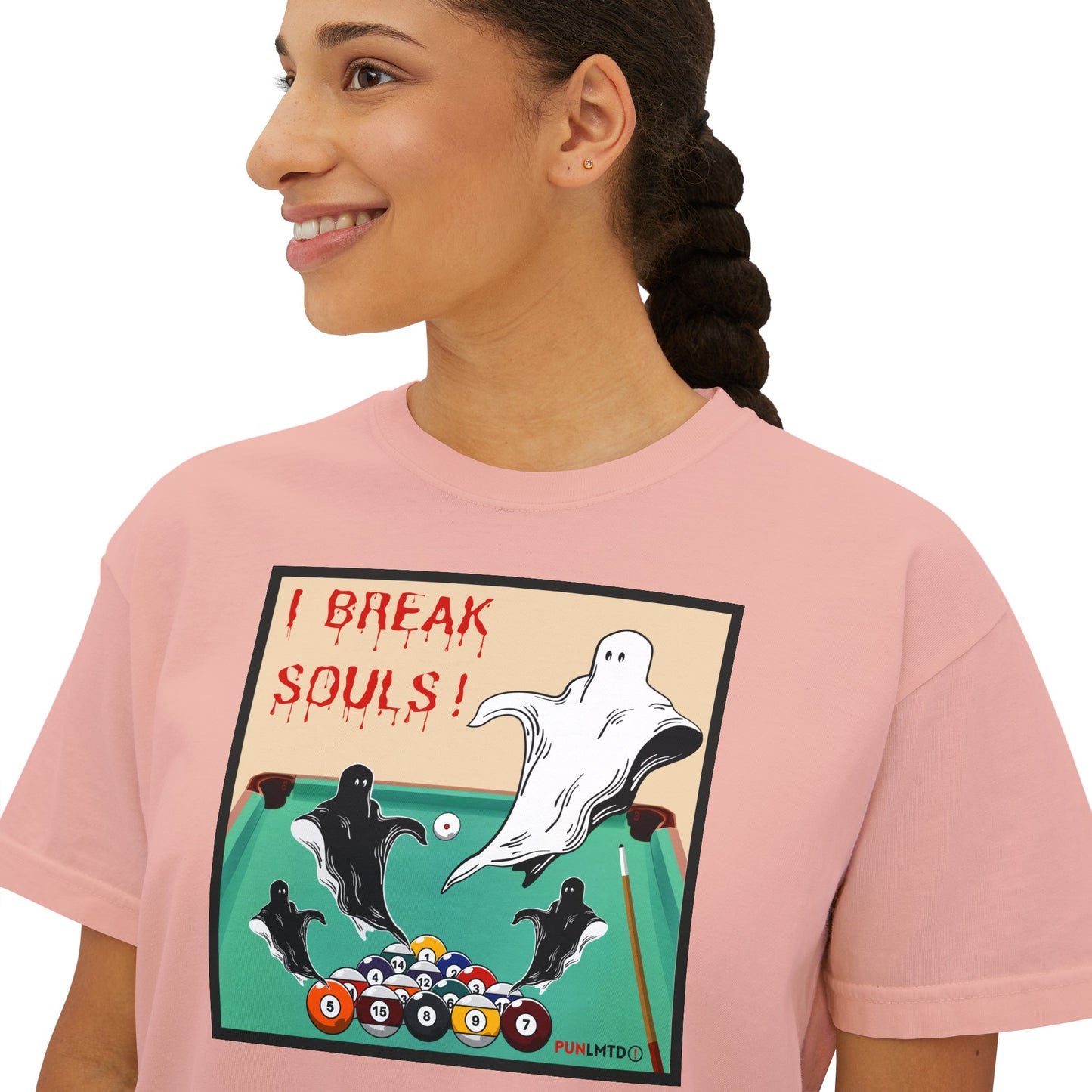 Funny Billiard Tee - I Break Souls! Women's Boxy Tee