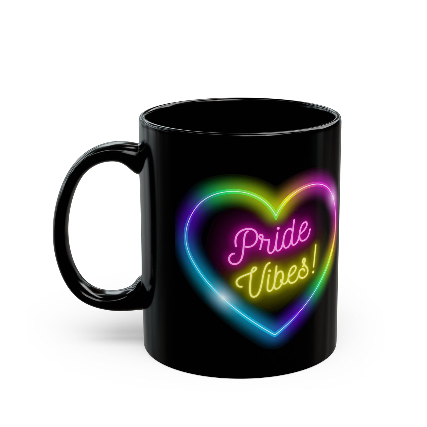 Mug - Pride Vibes - Black Mug (11oz, 15oz)