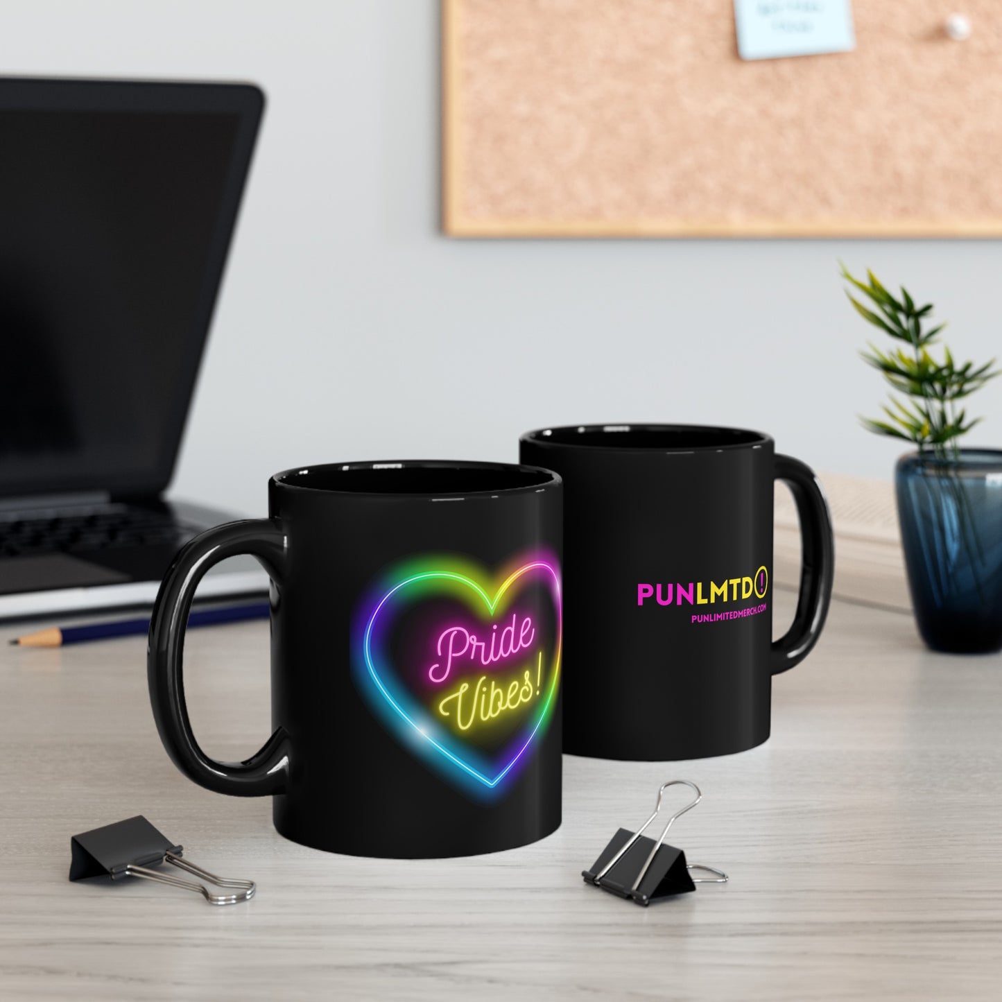 Mug - Pride Vibes - Black Mug (11oz, 15oz)