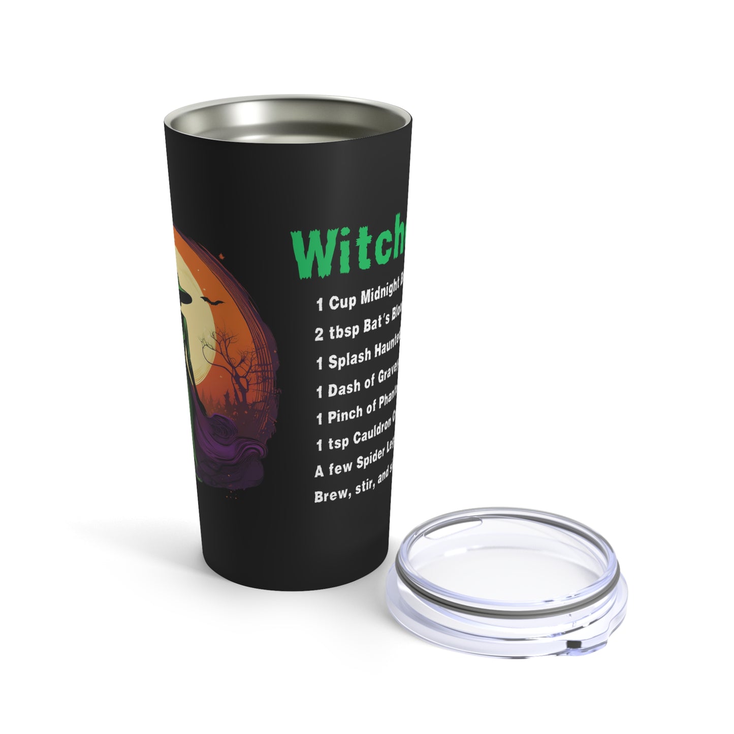 Halloween Tumbler 20oz - Witches Brew Recipe