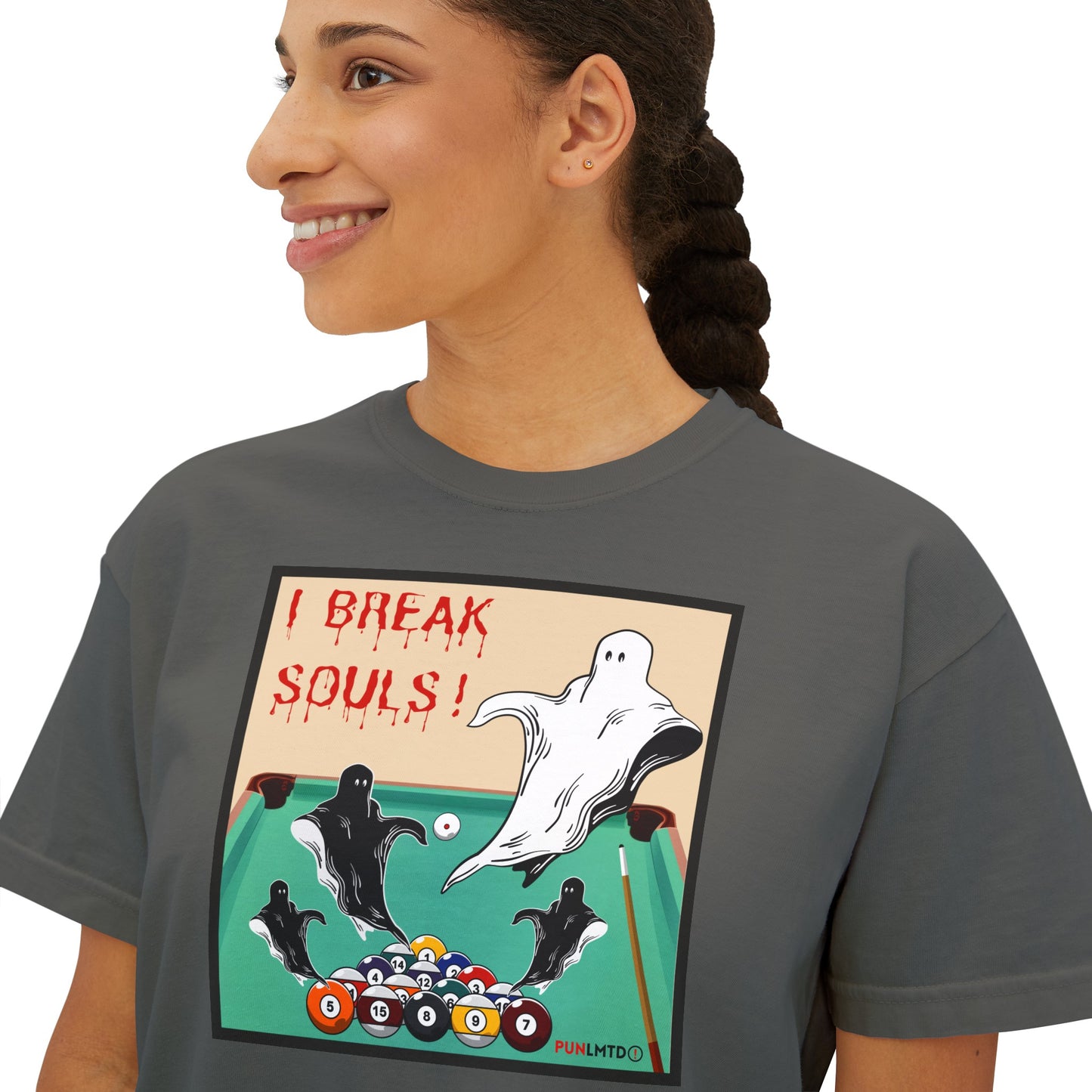 Funny Billiard Tee - I Break Souls! Women's Boxy Tee