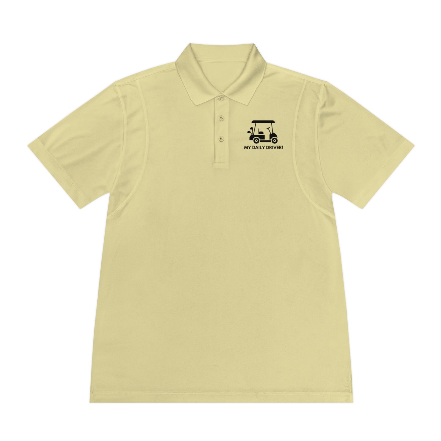 Golf Polo Shirt -  My Daily Driver - Men's Golf Polo Shirt