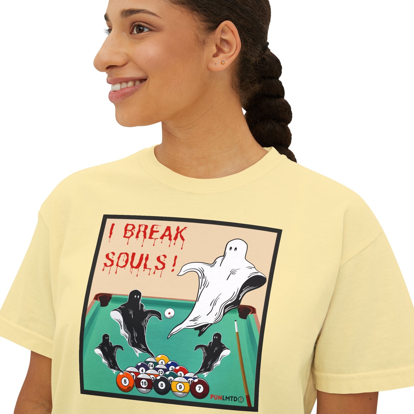 Funny Billiard Tee - I Break Souls! Women's Boxy Tee
