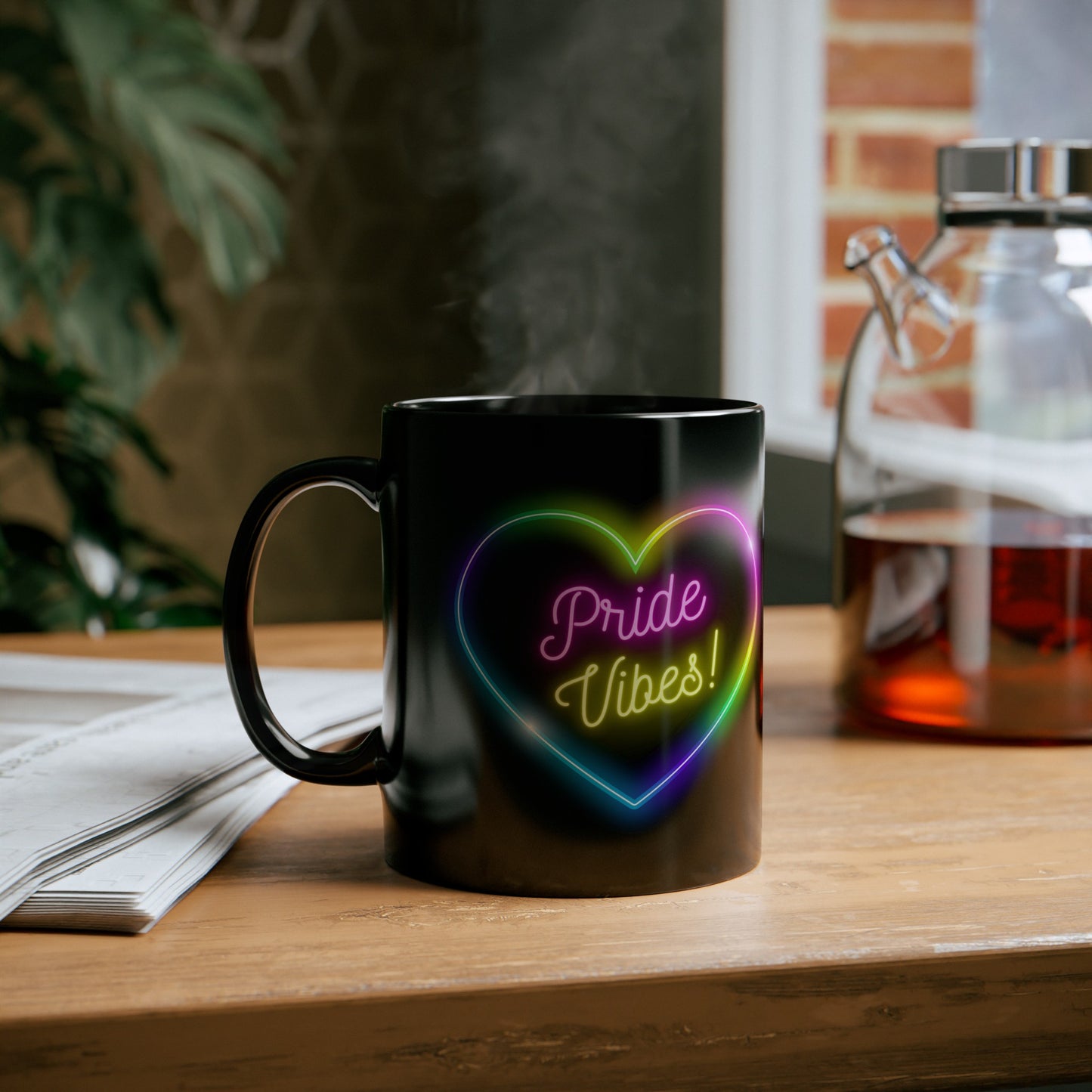 Mug - Pride Vibes - Black Mug (11oz, 15oz)