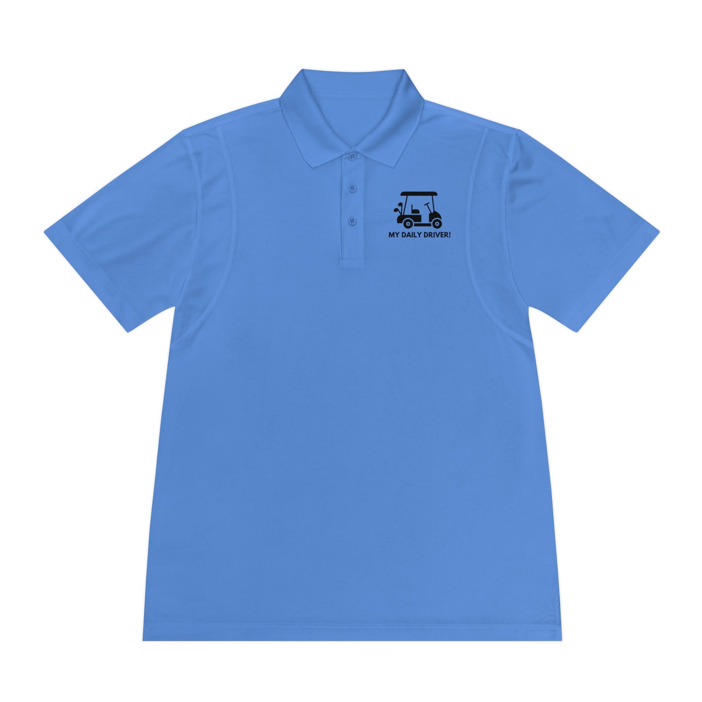 Golf Polo Shirt -  My Daily Driver - Men's Golf Polo Shirt