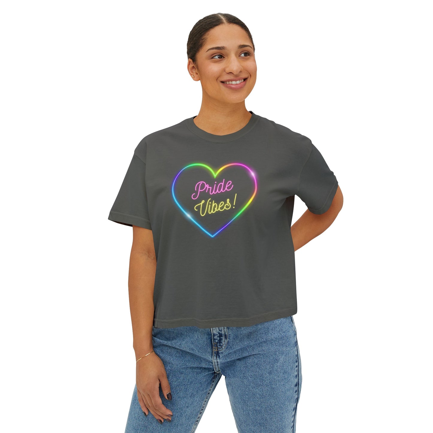 Pride Women's Boxy Tee - Pride Vibes