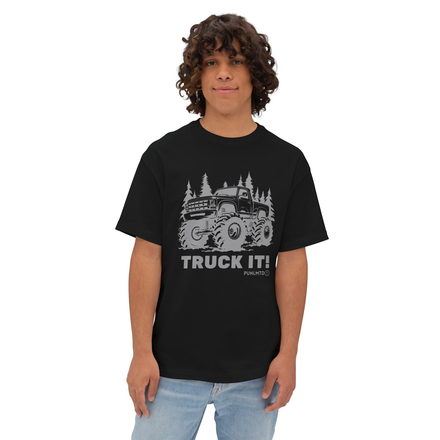 Truck It! Unisex Oversized Boxy Tee