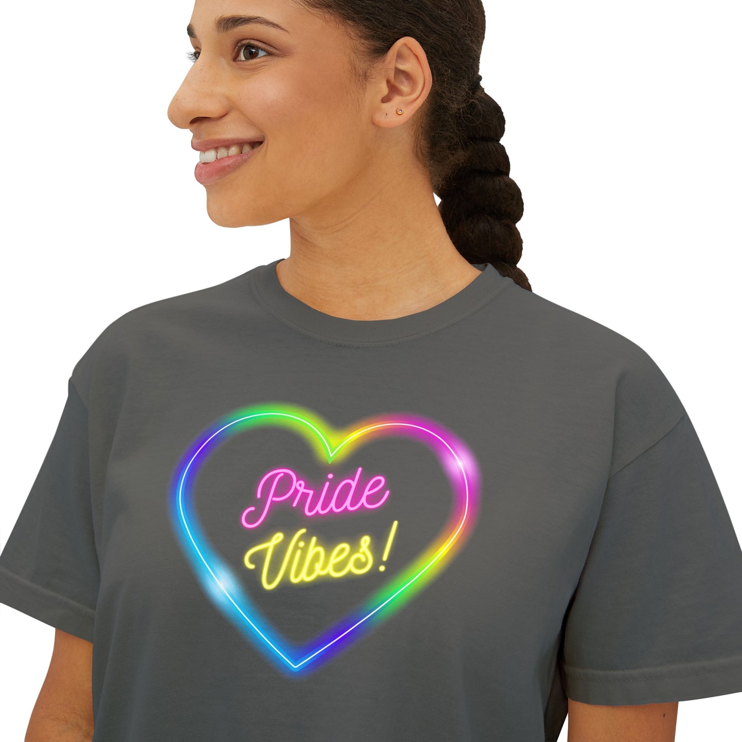 Pride Women's Boxy Tee - Pride Vibes