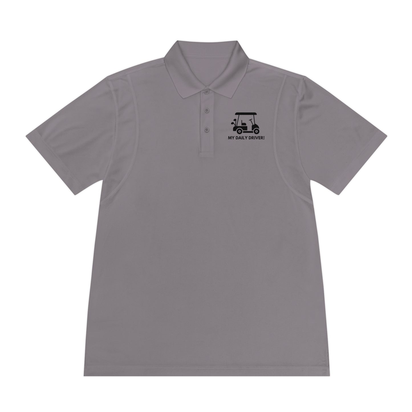 Golf Polo Shirt -  My Daily Driver - Men's Golf Polo Shirt