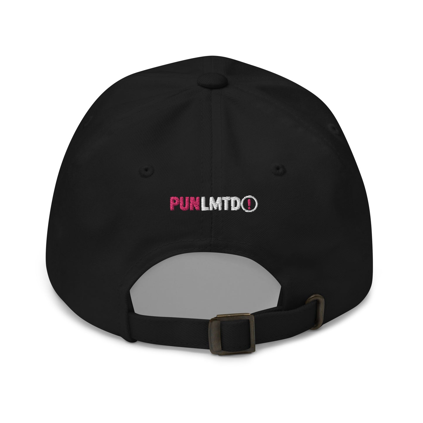 Dad hat - Golf Hat - Galaway Embroidered Dad Hat by Punlimited - Black