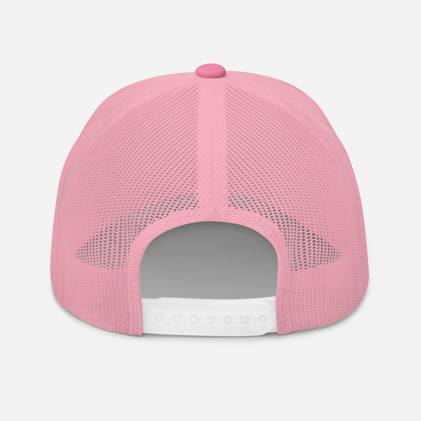 Golf Trucker Hat - 4! Pink Design - 3D Puff Embroidered by Punlimited